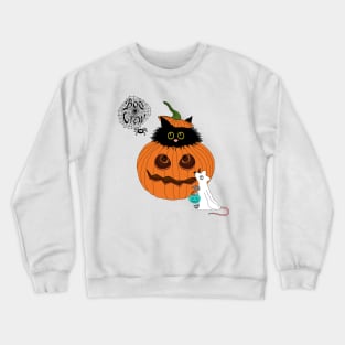 Boo Crew 2. Cute Halloween Design. Crewneck Sweatshirt